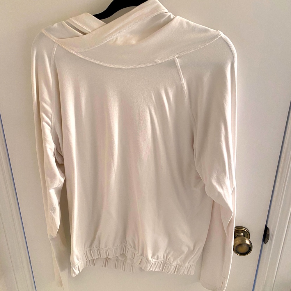 Lululemon cotton white hoodie